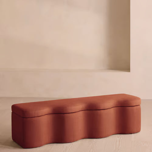 Eli Storage Bench Linen Sienna