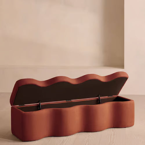 Eli Storage Bench Linen Sienna