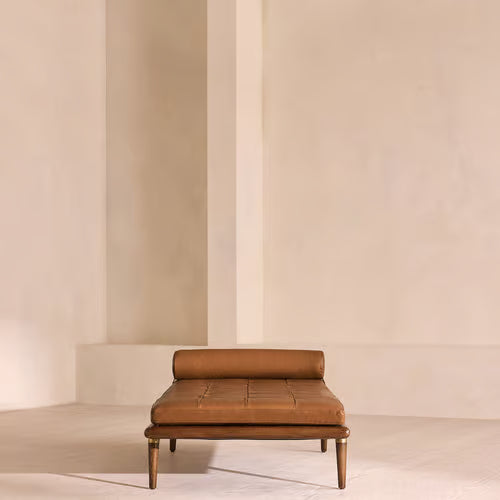 Theodore Daybed Leather Leather Chestnut