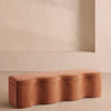 Eli Storage Bench Velvet Antique Rose