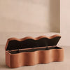 Eli Storage Bench Velvet Antique Rose