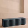 Eli Storage Bench Velvet Grey Blue