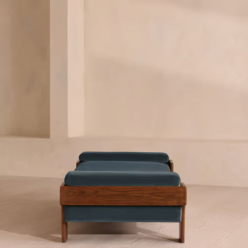 Marcia Daybed Velvet Grey Blue