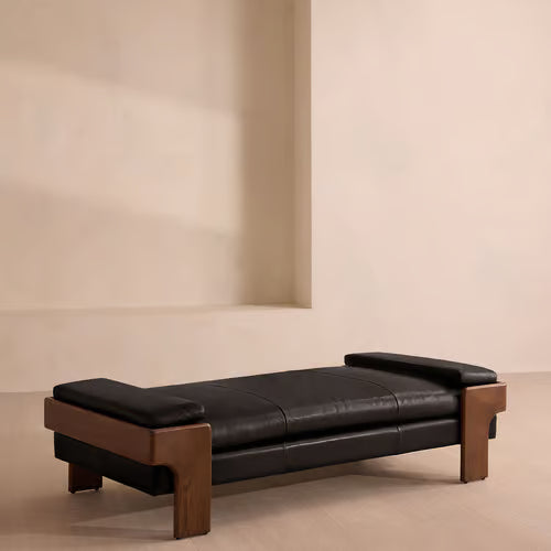 Marcia Daybed Leather Black