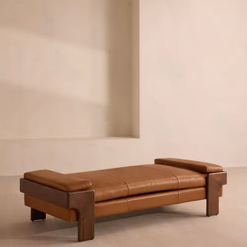 Marcia Daybed Leather Chestnut