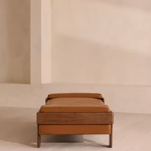Marcia Daybed Leather Chestnut