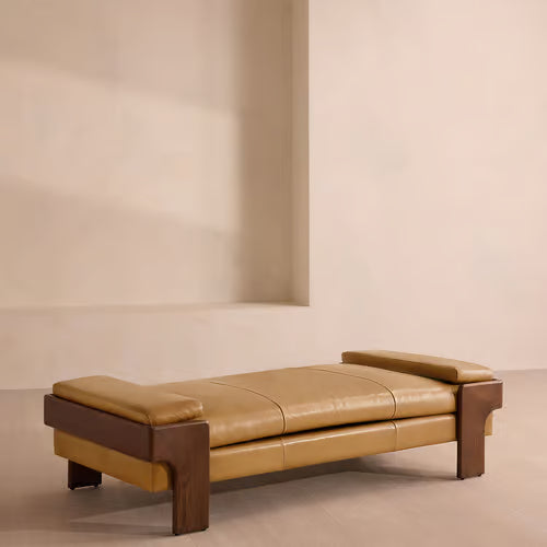 Marcia Daybed Leather Honey