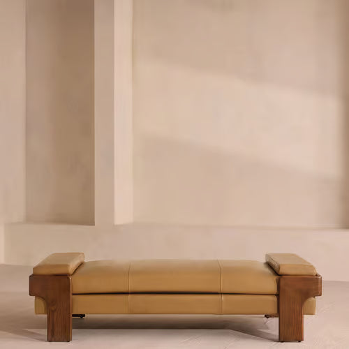 Marcia Daybed Leather Honey
