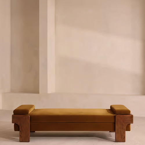 Marcia Daybed Velvet Mustard
