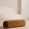 Vivienne Bench Velvet Mustard