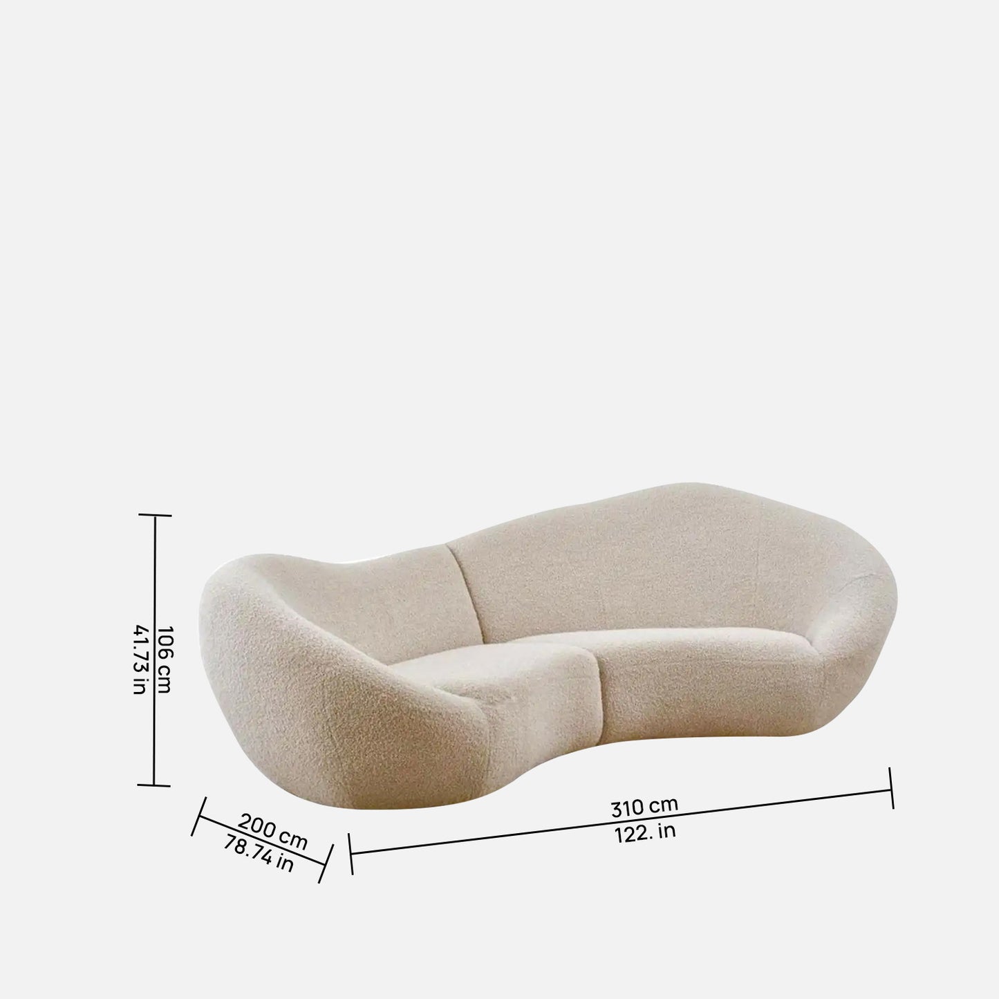 Velron Linear Mustard Yellow 3 - Seater Velvet Sofa
