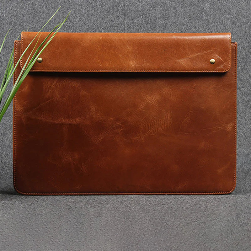 Snap Leather Sleeve