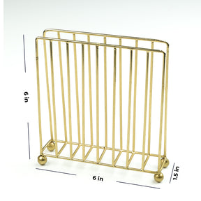 Lustre Napkin Holder - Gold