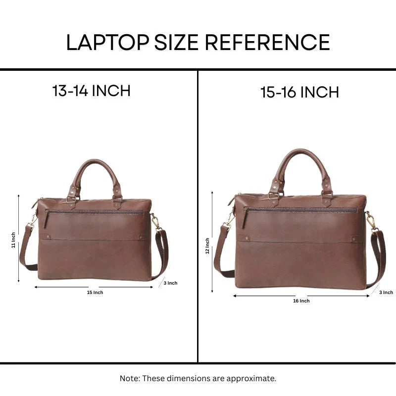 Executive Leather Laptop Bag