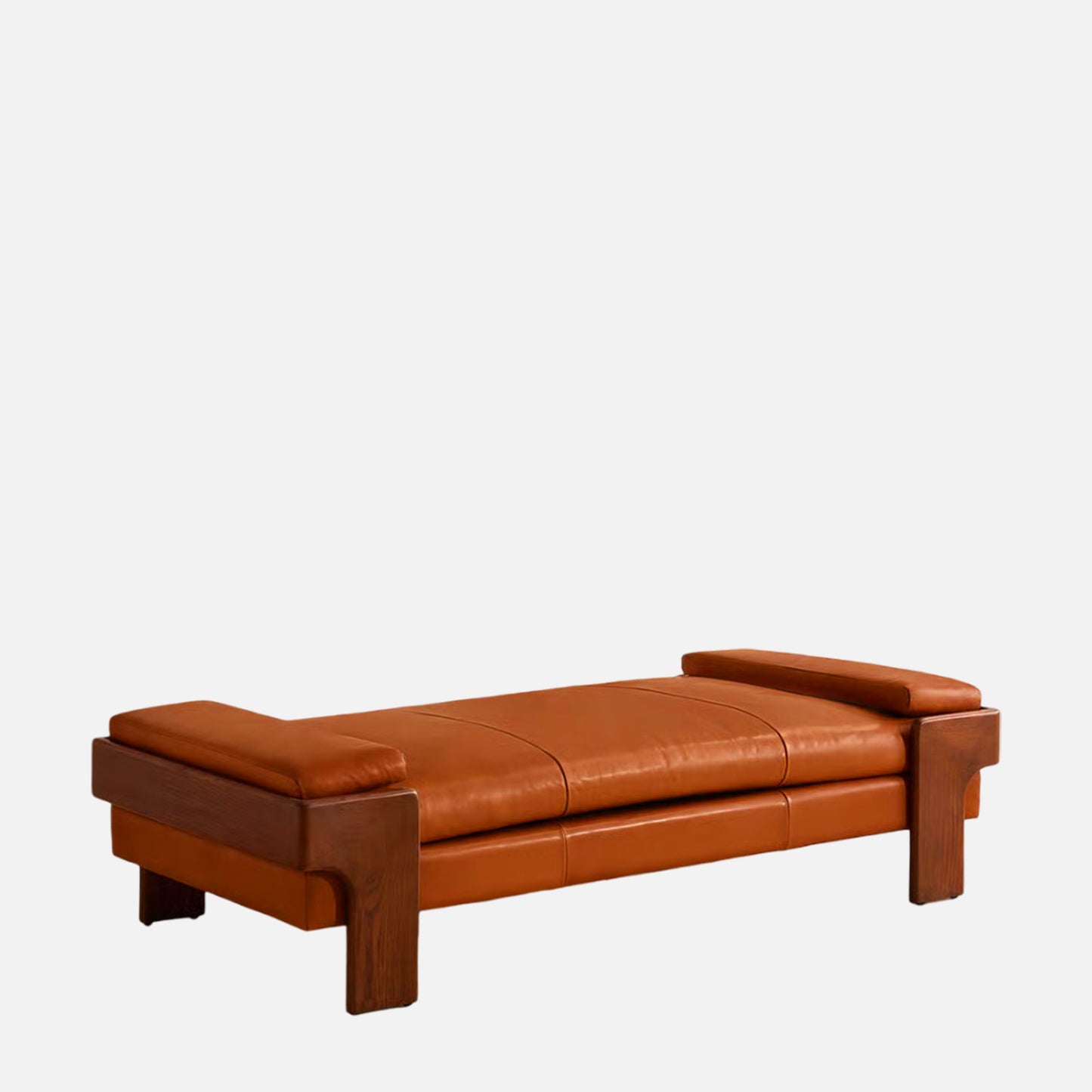 Valtorra Lounge Brown Leather Bench