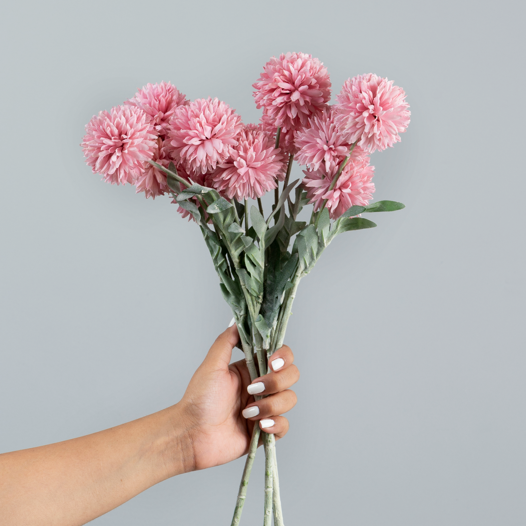 Artificial Flower Dandelion - Pink Bunch
