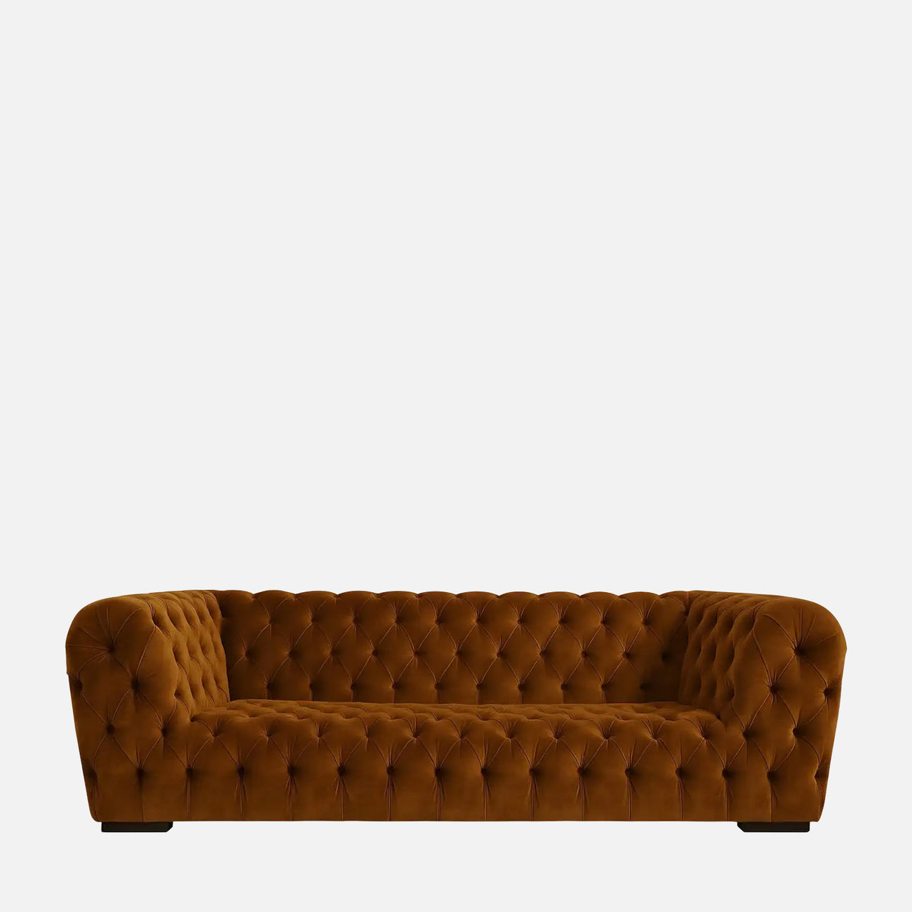 Serova Dual Tone White Brown 3 - Seater Leather Sofa
