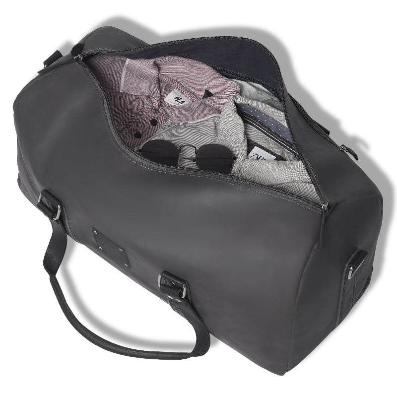 Classic Leather Overnight Bag