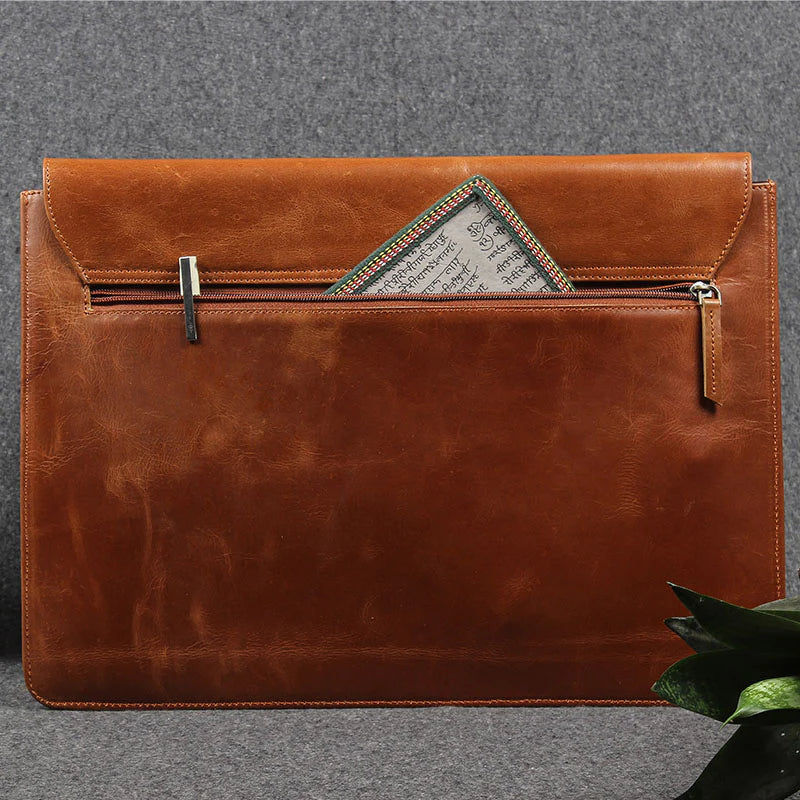 Snap Leather Sleeve
