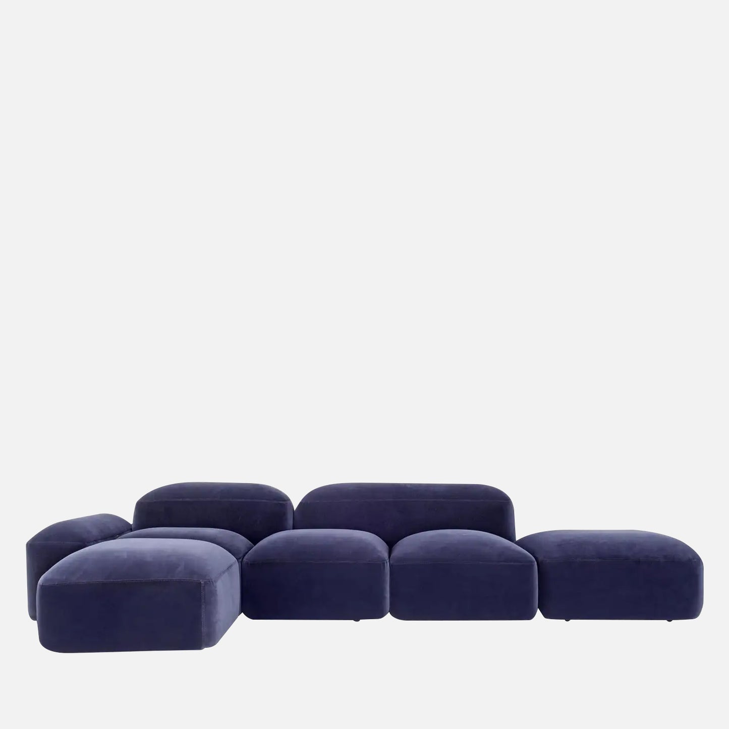 Torchester Chesterfield Bronze Brown 3 - Seater Velvet Sofa