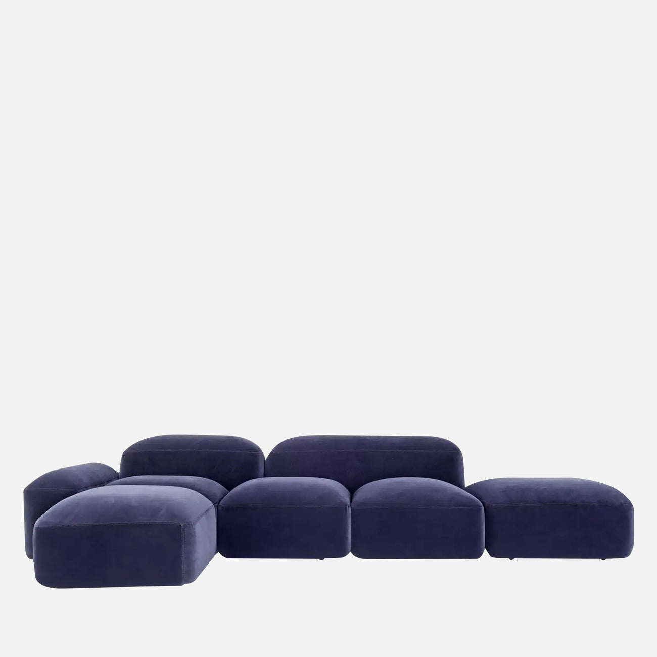 Torchester Chesterfield Bronze Brown 3 - Seater Velvet Sofa