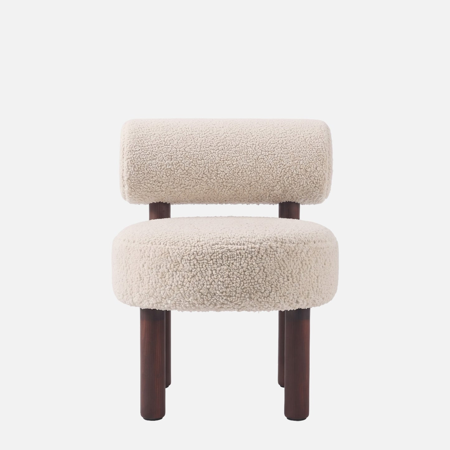 Fleuffin Cozy Cream Faux Fur Lounge Chair