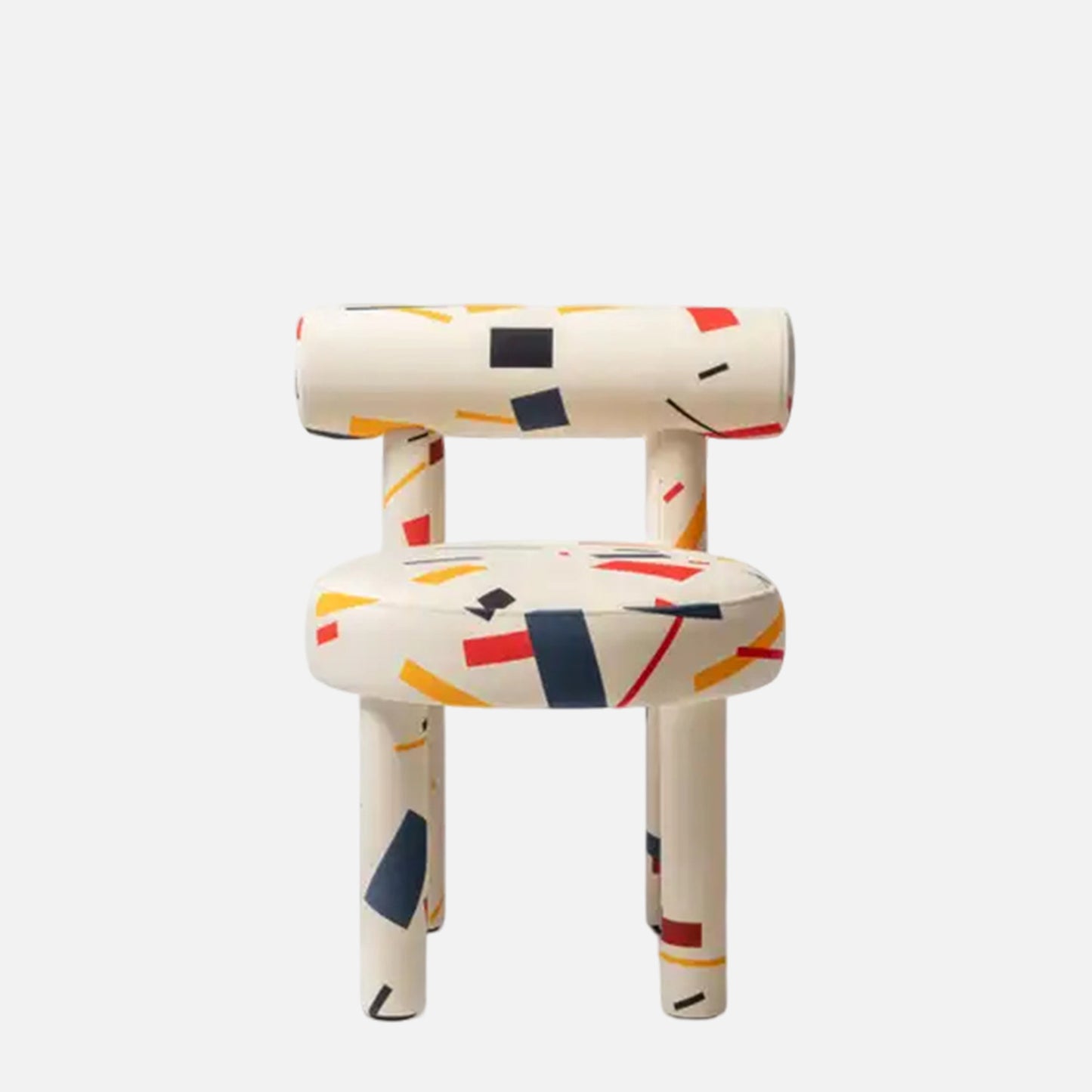 Piectro Play Multicolor Print Velvet Lounge Chair