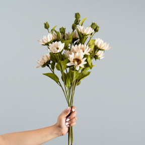 Artificial Flower Daisy - White Bunch