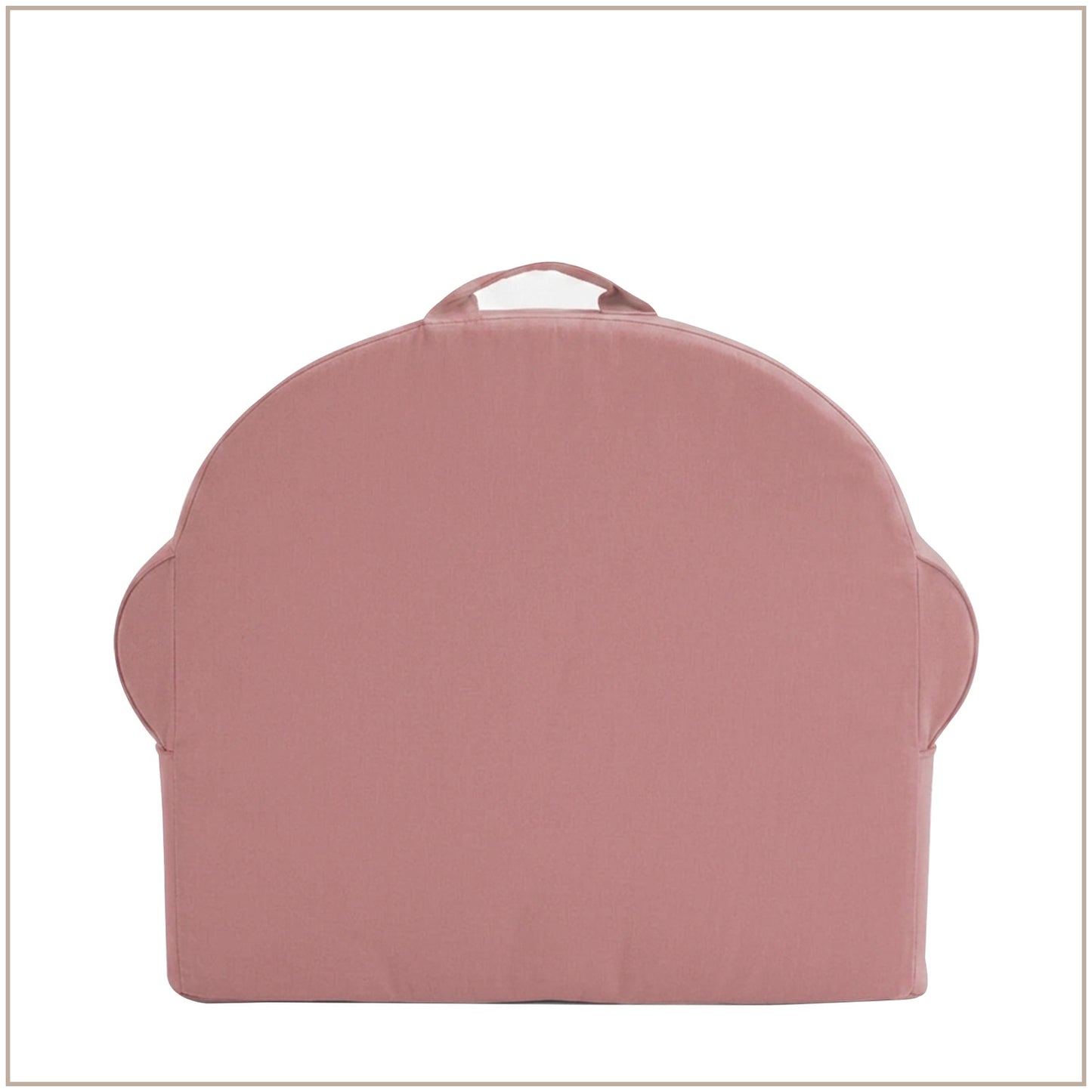 Blush Pink Snuggle Cotton Kids Lounge Chair | Nestroots