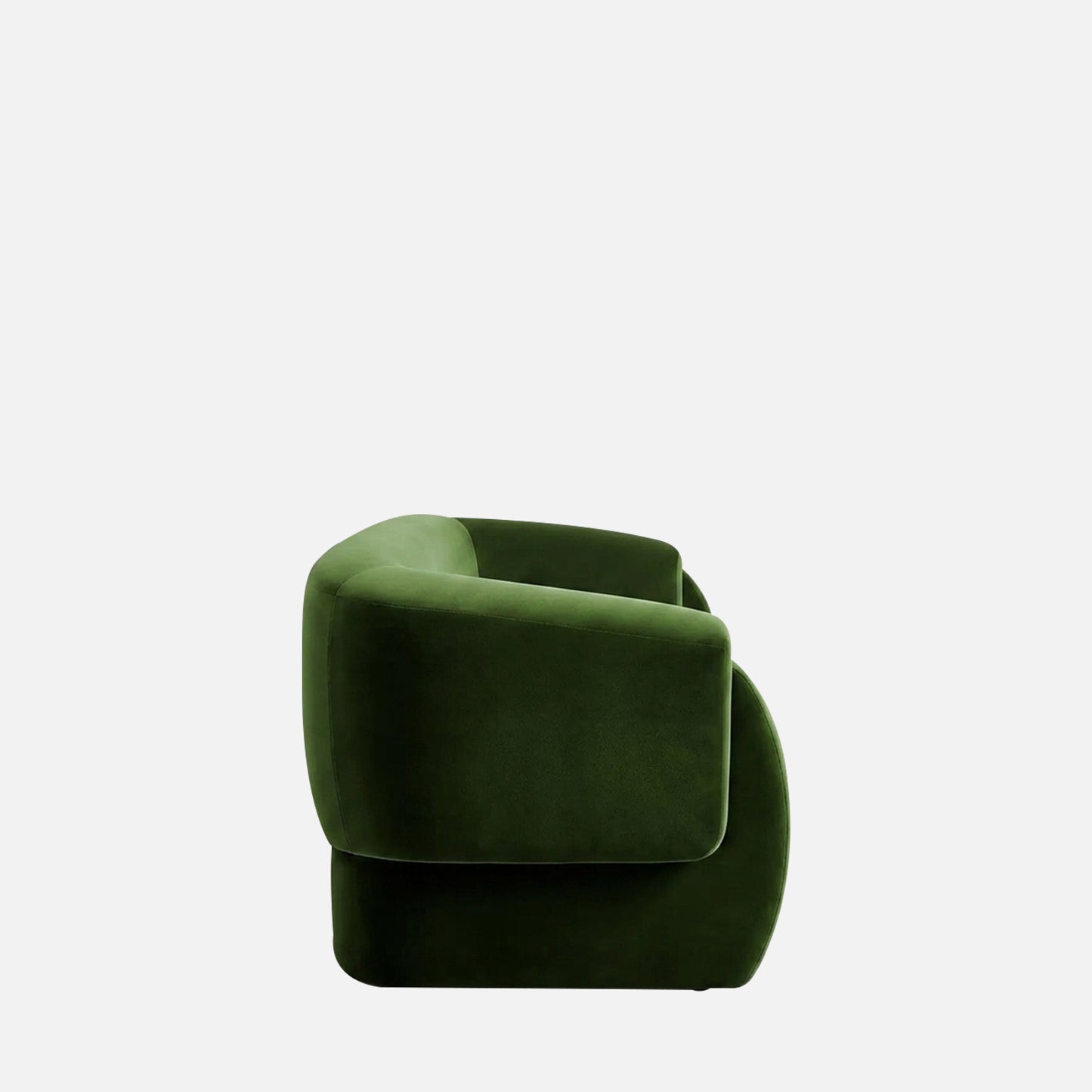 Elvix Abstract Cream 5 - Seater Boucle Sofa