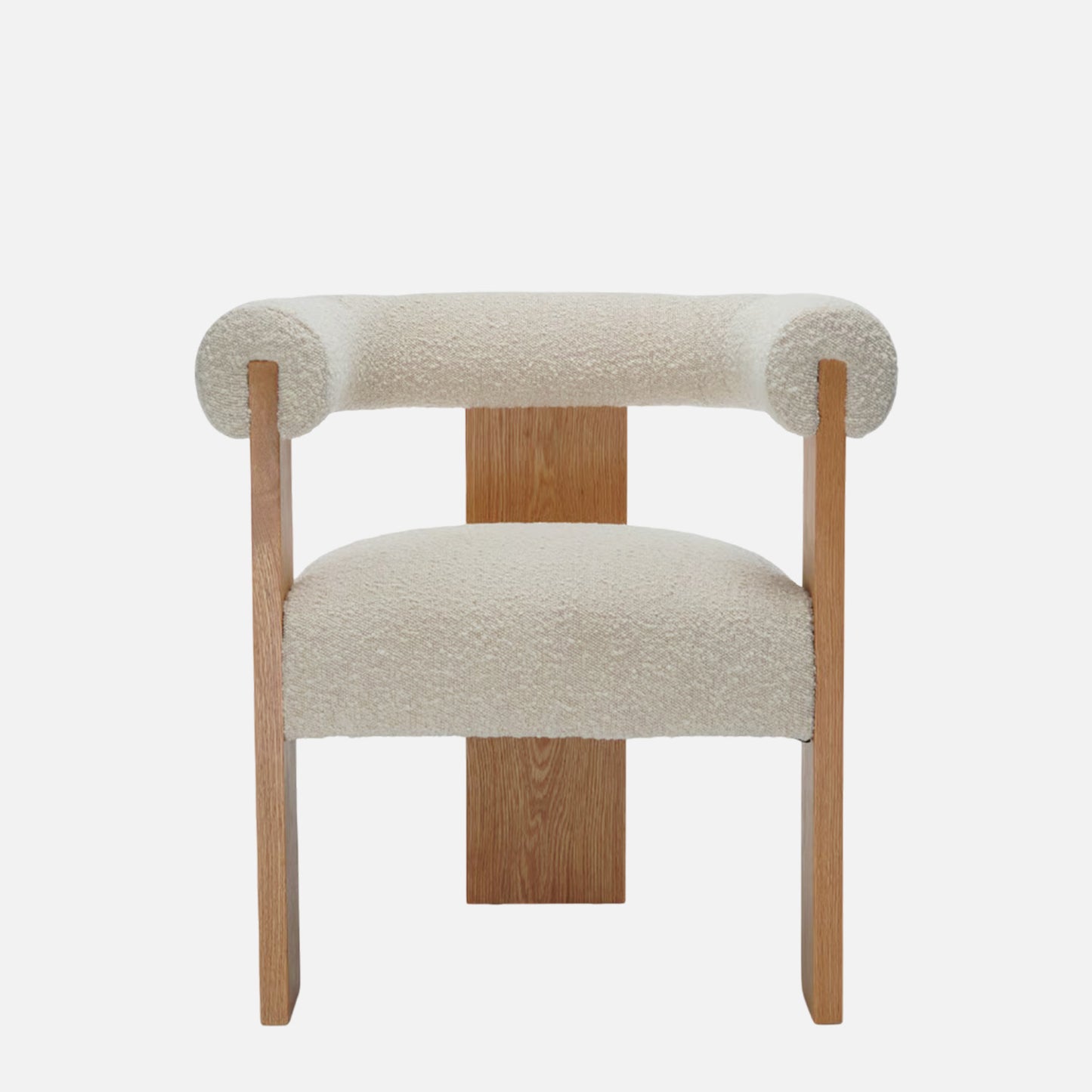 Toervyn Sculpt Arm IvoryBoucle Lounge Chair