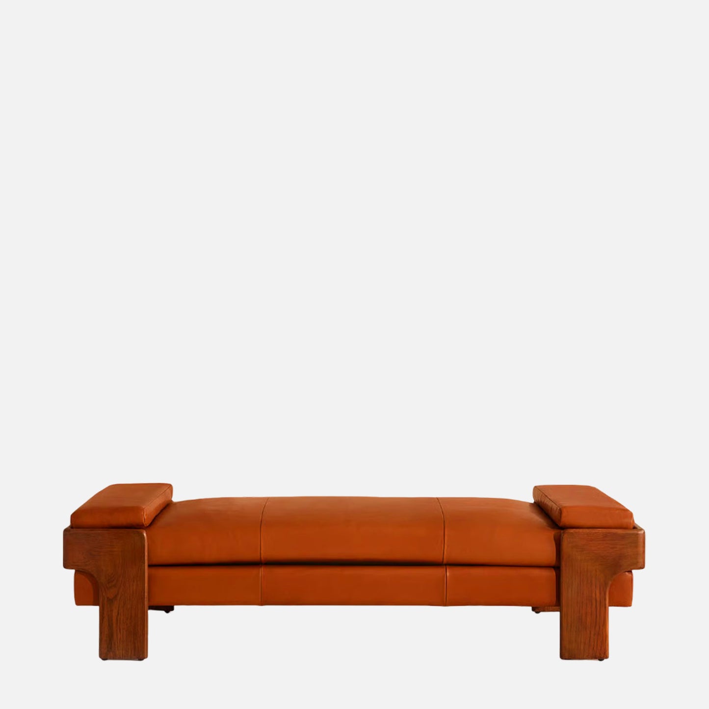 Valtorra Lounge Brown Leather Bench