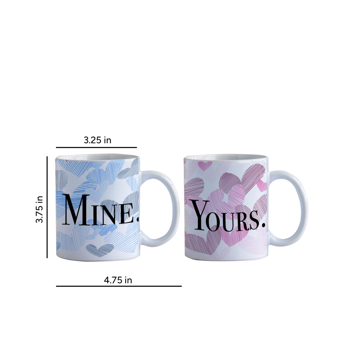 Mine Yours Mug Set of 2
