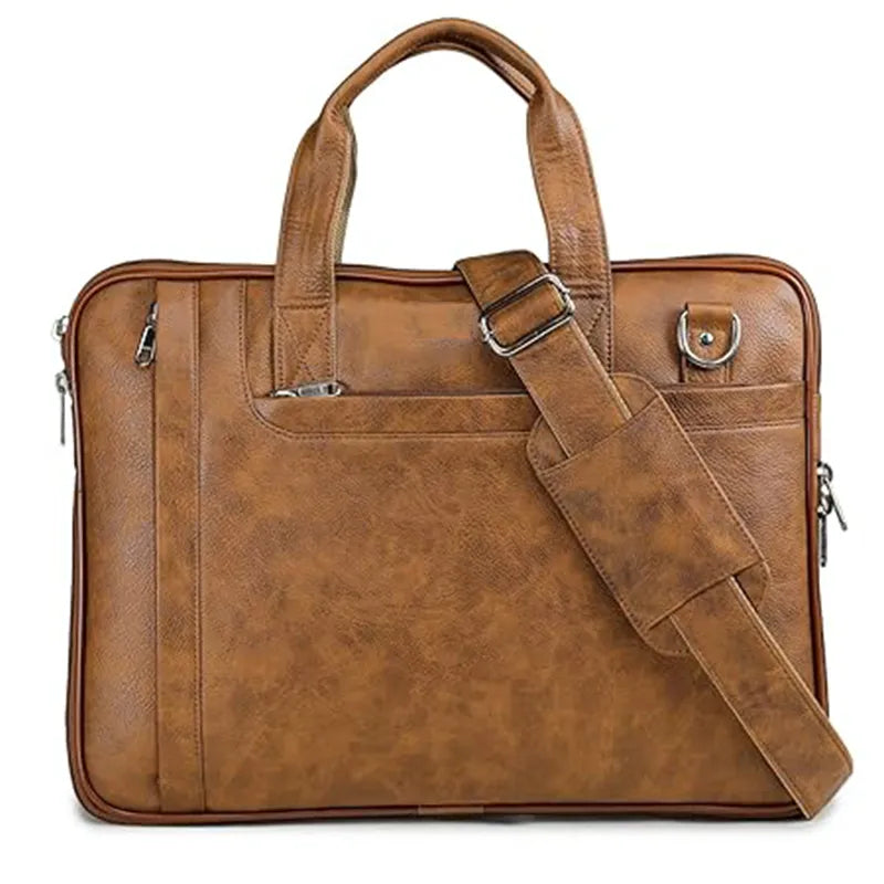 PU Leather Laptop Bag – Executive Office Briefcase