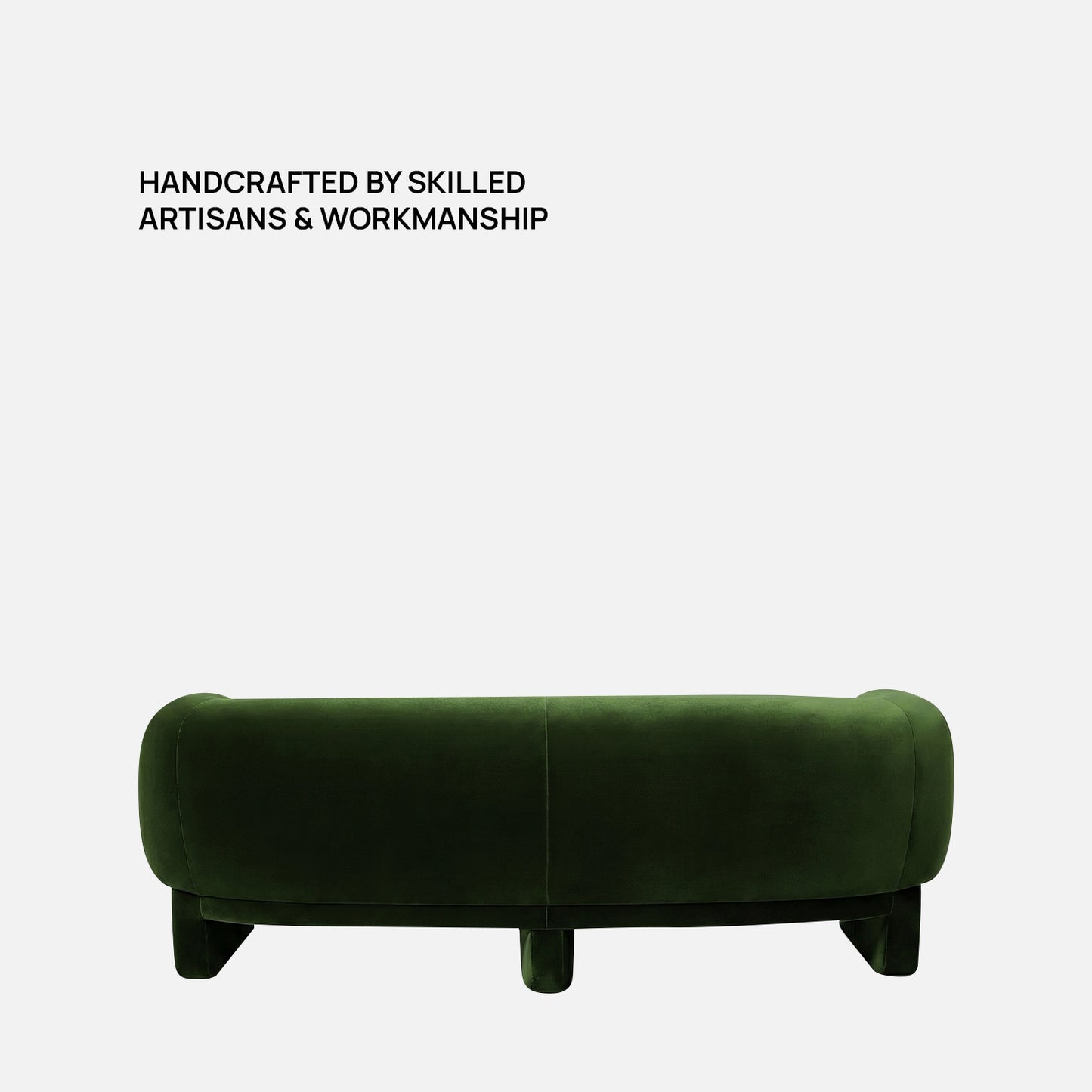 Elvix Abstract Cream 5 - Seater Boucle Sofa