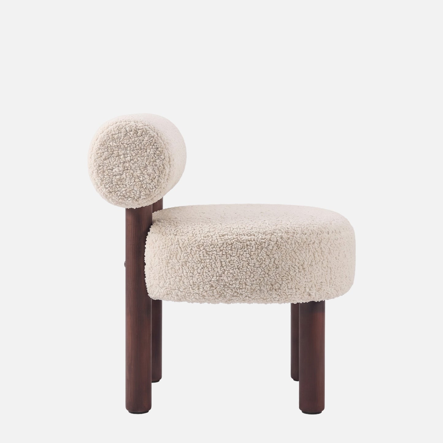 Fleuffin Cozy Cream Faux Fur Lounge Chair