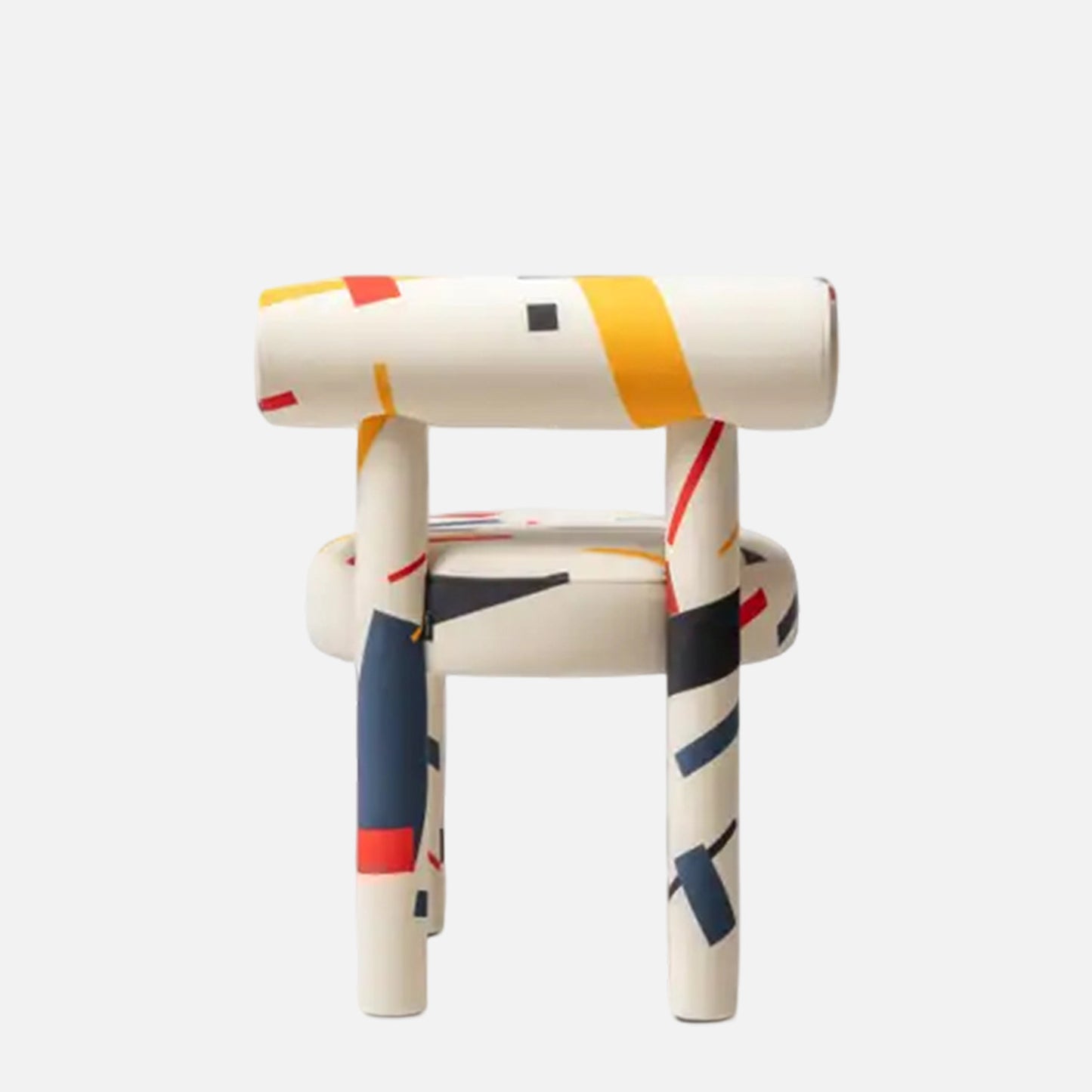 Piectro Play Multicolor Print Velvet Lounge Chair