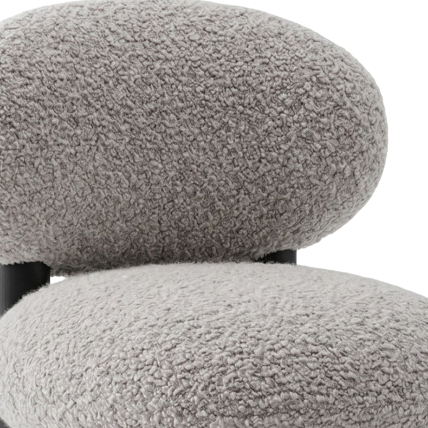 Boevian Bubble Beige Boucle Lounge Chair