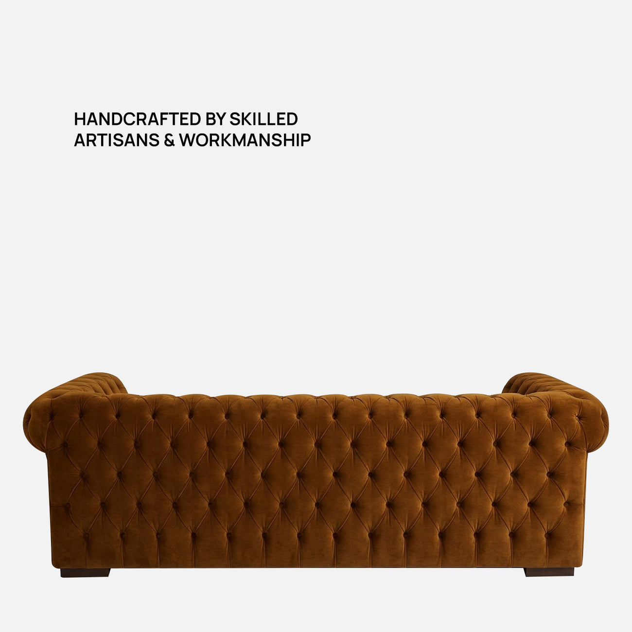 Serova Dual Tone White Brown 3 - Seater Leather Sofa