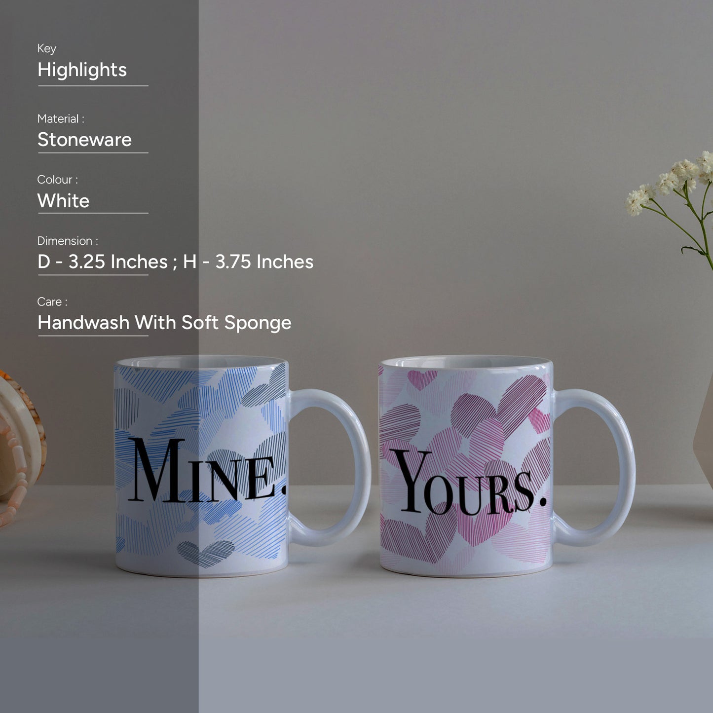 Mine Yours Mug Set of 2