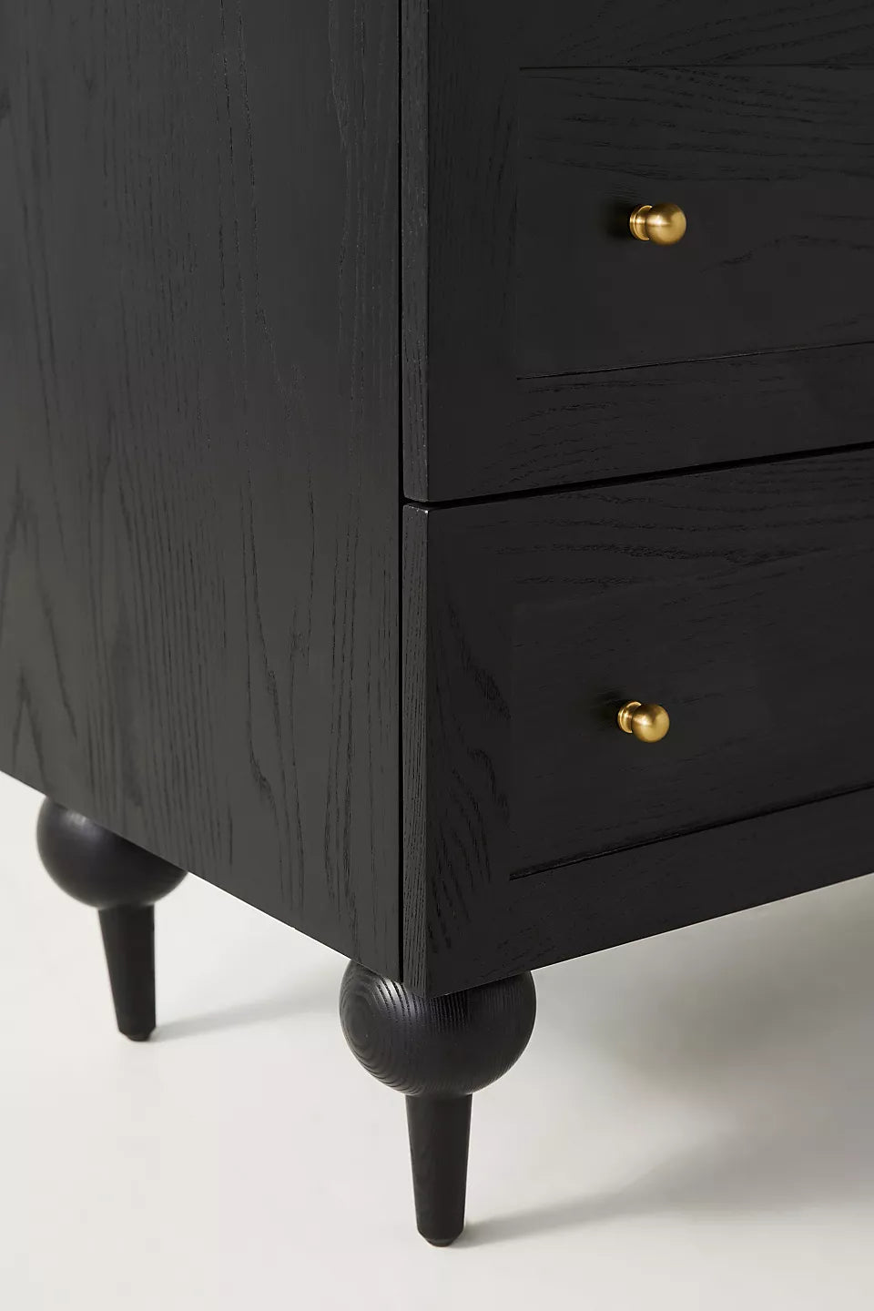 The Fern Marble Top Six-Drawer Dresser Black – Nestroots