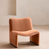 Lovett Armchair Velvet Antique Rose