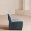 Lovett Armchair Velvet Grey Blue