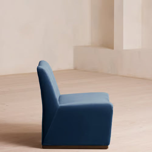 Lovett Armchair Velvet Royal Blue