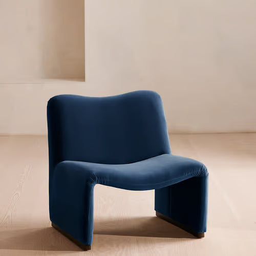 Lovett Armchair Velvet Royal Blue