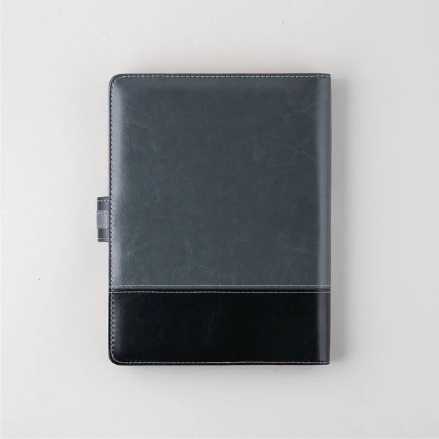 Leatherite Cover Notebook with Magnetic Strap Closure