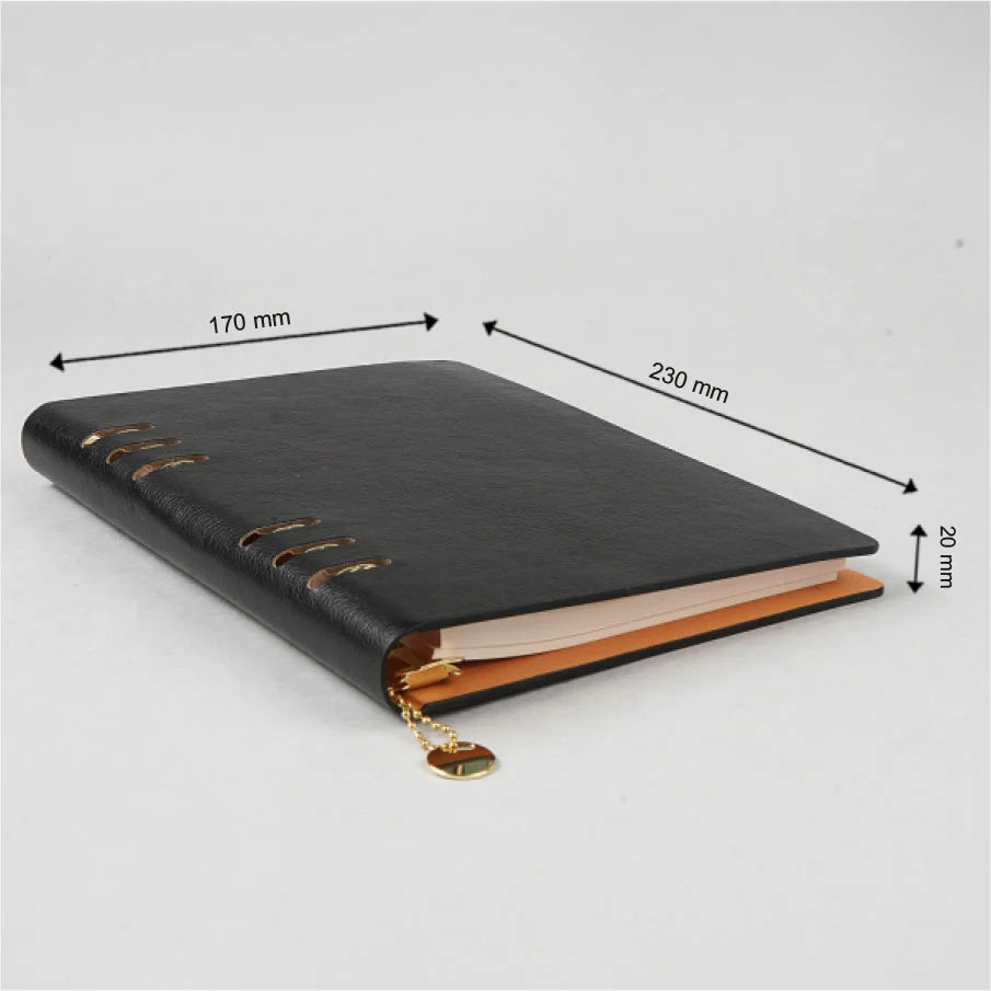 Leatherite Cover Notebook with Bookmark Chain