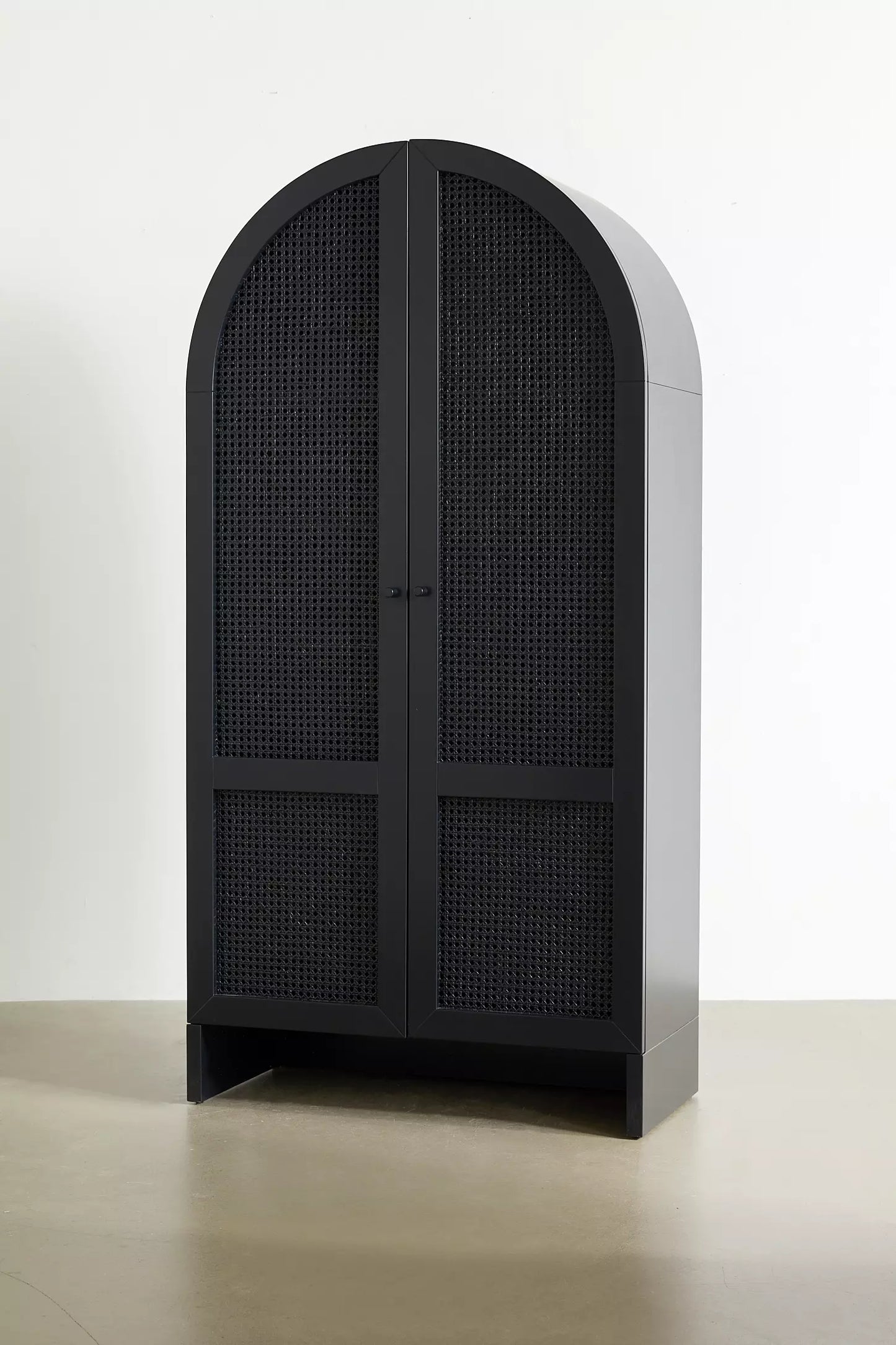Mason Cane Storage Cabinet Black