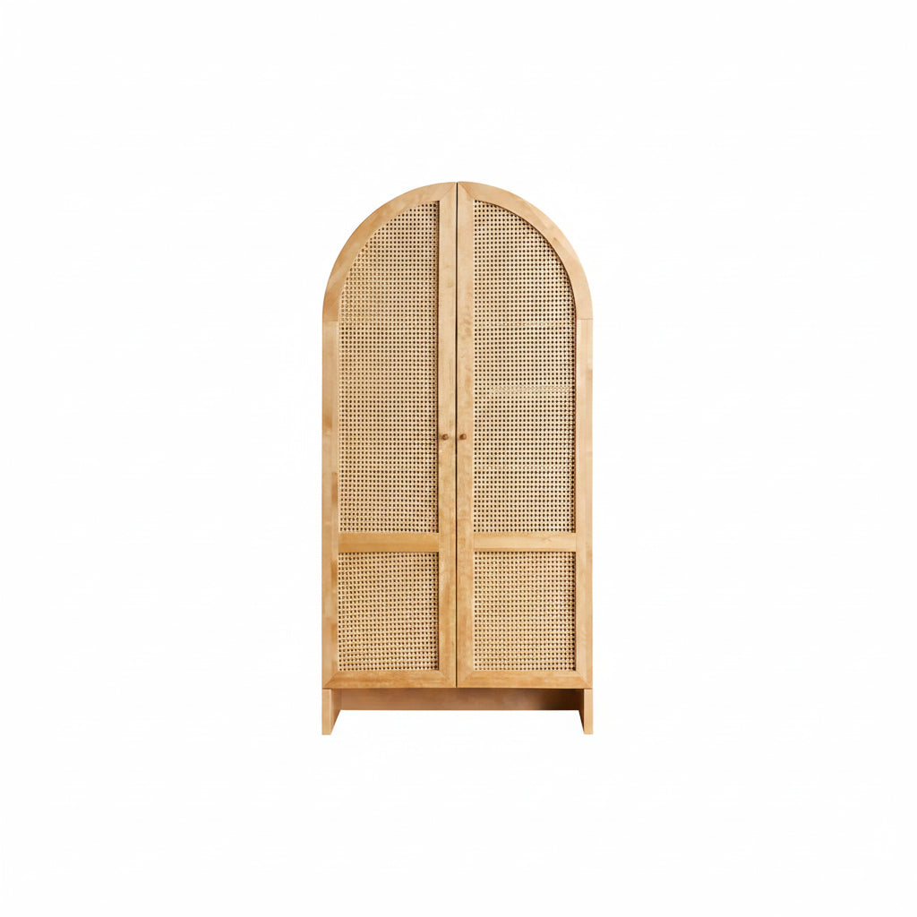 Mason Cane Storage Cabinet Natural