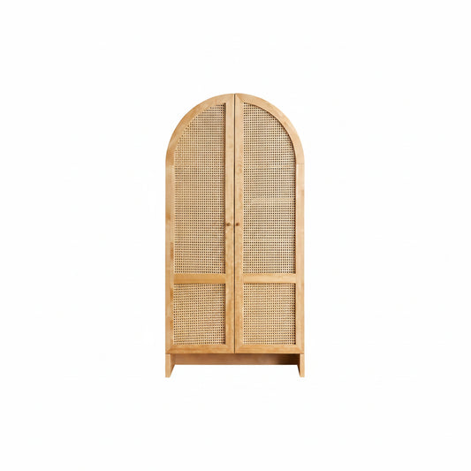 Mason Cane Storage Cabinet Natural